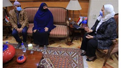 وزيرة التضامن  تلتقي 