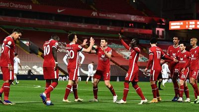 في غياب محمد صلاح.. ليفربول يقسو على ليستر سيتي 0/3 بالدوري الإنجليزي