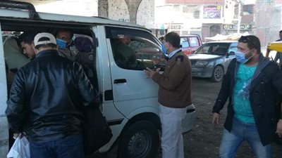 حملات على مواقف السيارات بالبحيرة للتأكد من تطبيق إجراءات الوقاية من كورونا