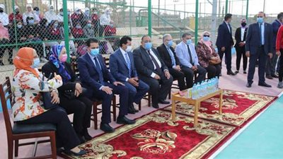 وزير الشباب والرياضة يتفقد أعمال تطوير ملاعب جامعة حلوان