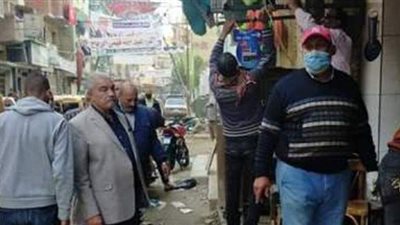 إزالة الإشغالات من شوارع بلبيس وحي أول الزقازيق بالشرقية