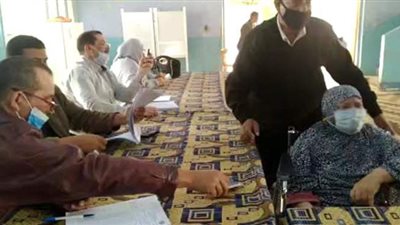 أمن الوادي الجديد يساعد كبار السن والمرضى للادلاء باصواتهم في انتخابات النواب