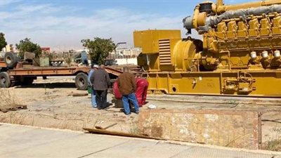 تدعيم محطة كهرباء الفرافرة بوحدة توليد بتكلفة 27 مليون جنيه