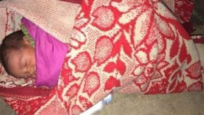 أم تلقي برضيعتها فى مقابر الخانكة