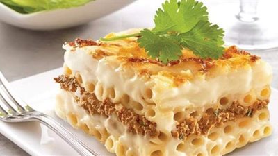 طريقة عمل المكرونة بالبشاميل