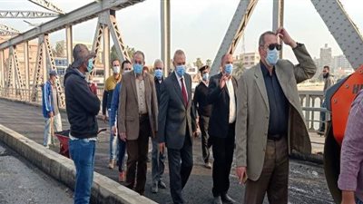 محافظ القليوبية يتابع أعمال تطوير كورنيش النيل وكوبري كفر الجزار