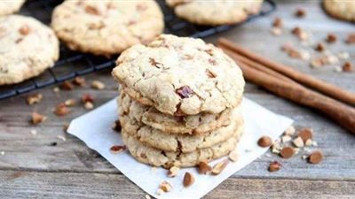 طريقة عمل الكوكيز بالشوكولاتة