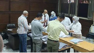 الحصر العددي للجنة الفرعية رقم 121  بالمنيا