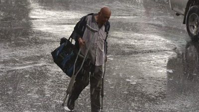 سقوط أمطار غزيرة على الجيزة | فيديو