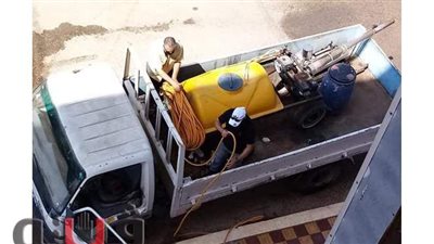 تعقيم المنشآت الحكومية بالقنطرة شرق في الاسماعيلية  | صور