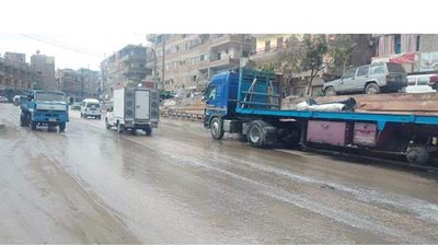 أمطار على عدة مدن بالقليوبية |  صور