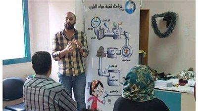 مياه الدقهلية تشارك في القافلة الطبية بقرية النسيمية | صور