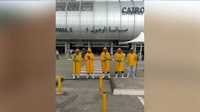 مطار القاهرة يستعد لمواجهة الأمطار | صور