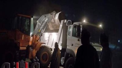 إزالة تعديات على أراضي زراعية في قرى أرمنت بالأقصر | صور