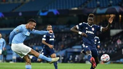 التشكيل الرسمي لمباراة مانشستر سيتي وأولمبياكوس بدوري الأبطال