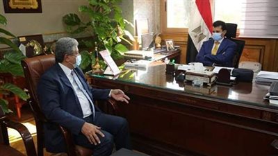 وزير الشباب والرياضة يلتقي الأمين العام للمنظمة الكشفية العربية