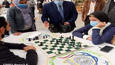 غدا.. ختام  بطولة الشطرنج المفتوحة بجامعة القناة