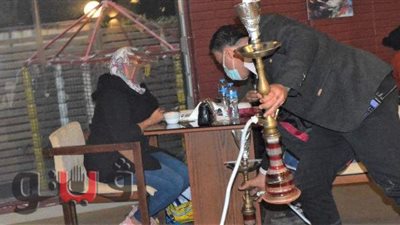 بناء على شكاوى الأهالي.. غلق وتشميع كافيه شهير  بطريق طنطا كفر الشيخ | صور