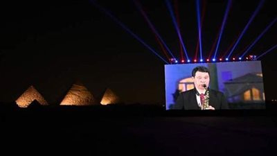 سفير كوريا الجنوبية يحتفي بعلاقات القاهرة-سيول.. ويعزف السلام الوطني لمصر | صور