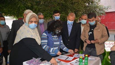 محافظ القليوبية يتفقد أعمال مبادرة 