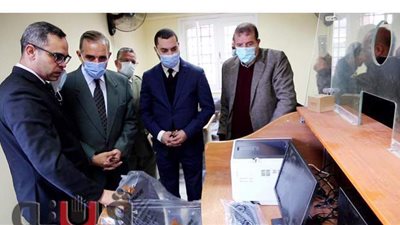 محافظ كفر الشيخ يتفقد الشهر العقاري الجديد استعداداً لافتتاحه