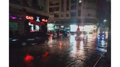 هطول أمطار  غزيرة على الإسكندرية  | صور