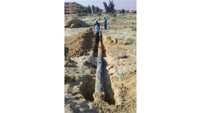 الانتهاء من خط طرد محطة الجبلايات بالسويس | صور