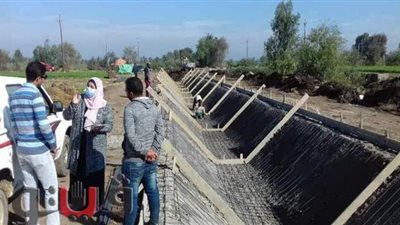 محافظ الغربية يتابع استمرار أعمال تأهيل وتبطين الترع