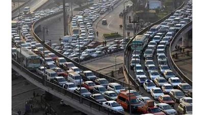 الحالة المرورية بشوارع القاهرة اليوم الجمعة من خلال 