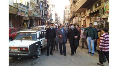 حملة مكبرة لإزالة الإشغالات بحي شرق في أسيوط