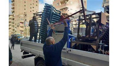 محافظ الجيزة: رفع 1244 حالة إشغال للمقاهي والمطاعم والمحال | صور