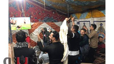 فرحة عارمة للأهلاوية بقري الغربية بالهدف الأول في مرمي الزمالك|صور