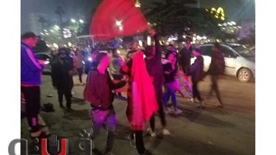 جماهير  الأهلي تحتفل بـ