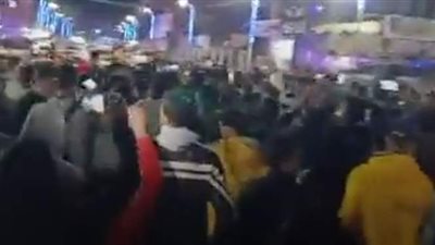 احتفالات في ميادين الوادي الجديد بفوز النادى الأهلي بالبطولة الافريقية | صور