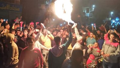 احتفالات في شوارع المنيا بتتويج الأهلى بلقب دوري أبطال افريقيا | صور