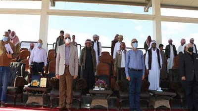 محافظ جنوب سيناء يشهد سباقا تنسيقيا للهجن