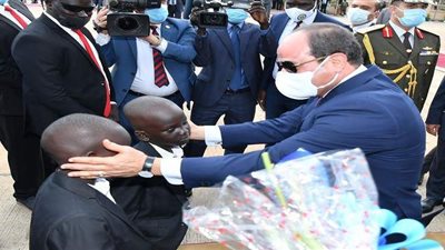 10 صور ترصد تفاصيل زيارة السيسي التاريخية لجنوب السودان