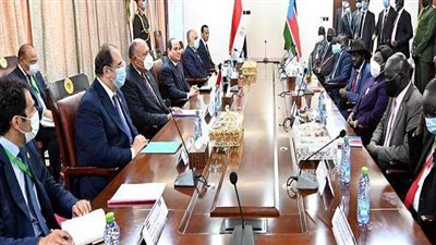 تفاصيل الزيارة التاريخية للرئيس السيسي إلى جنوب السودان | فيديو وصور