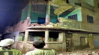 إصابة طفلة في انهيار شرفة منزل عليها بالدقهلية | صور