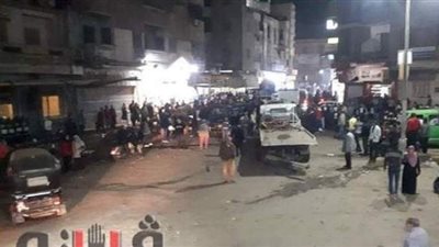 إصابة ٥ بينهم طفل في حادث تصادم واقتحام محل تجاري بالغربية