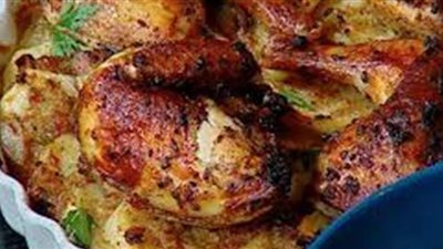 طريقة عمل صينية بطاطس بالفراخ