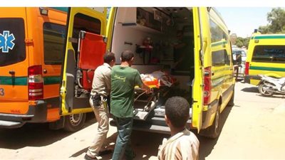 إصابة 4  أشخاص في انقلاب سيارة  بالقليوبية