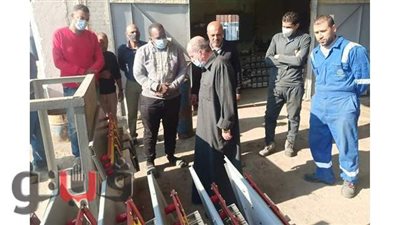 رئيس شركة توزيع كهرباء القناة يتفقد قطاع الورش والطوارئ