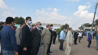 إزالة 47 حالة إشغال على الطريق الزراعي بالقليويية