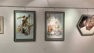 تحت رعاية وزيرة الثقافة.. افتتاح معرض روتاري فن | صور