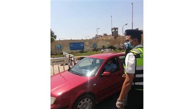 كثافة مرورية أعلى الطرق القاهرة والجيزة والدائري