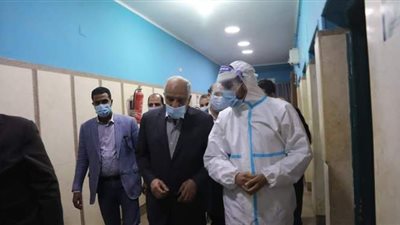 محافظ الجيزة يتفقد مستشفى أوسيم المركزي | صور