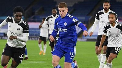 فولهام يفوز على ليستر سيتي 1/2 في الدوري الإنجليزي