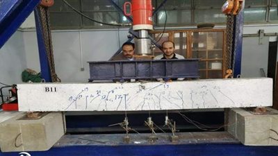 جامعة بنها تبتكر  أسياخ حديد تسليح  هجينة متطورة