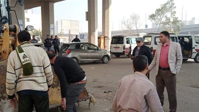 رفع تعديات الباعة الجائلين والأسواق العشوائية  بالمنصورة | صور